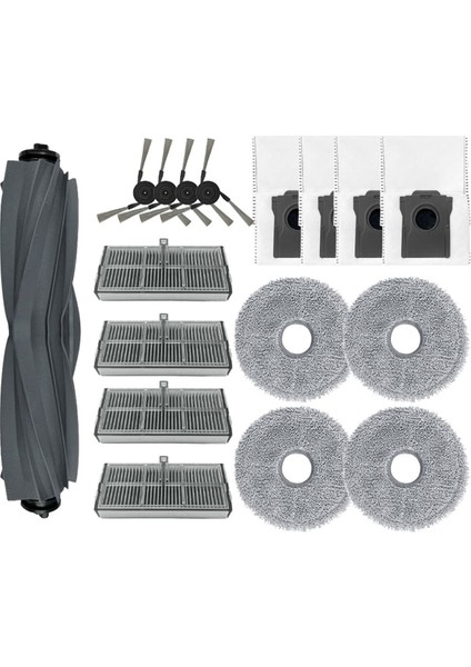 Dream L40 Ultra Yedek Ana Yan Fırça Hepa Filtre Mop Padleri Yedek Parça Aksesuarları (Yurt Dışından)