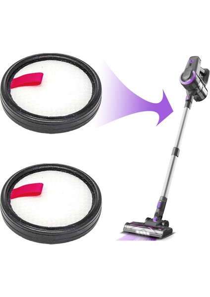 3pcs Vakum Filtre Yedek Parçaları Inse K370/N370 Kablosuz Vakum Süpürge Filtre Değiştirme (Yurt Dışından) fiyatları