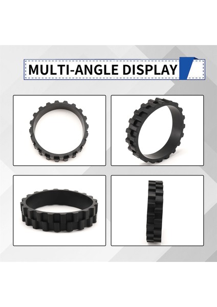2pcs Xiaomi Mijia 1c/2c/3c S5 Serisi/t6/t7 Robot Vakum Süpürge Tekerlekleri Slip Anti-Slip Yedek Parçaları (Yurt Dışından) indirimleri
