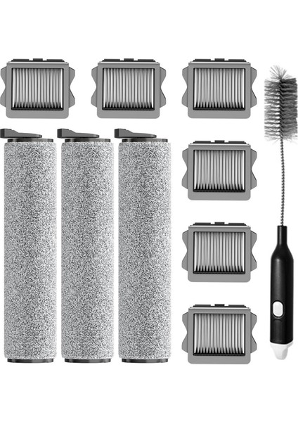 Tineco Ifloor Için Yedek Fırça Silindirleri ve Filtreleri 3/ Zemin One S3/ Ifloor 2 Kablosuz Islak Kuru Vakum Süpürge Parçaları (Yurt Dışından)