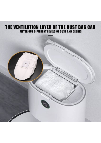 8 Paket Toz Çantası Değiştirme Xiaomi Roidmi Robot Süpürme Eve Plus Vakum Süpürge Yedek Yedek Parçalar Aksesuar (Yurt Dışından) fiyatları