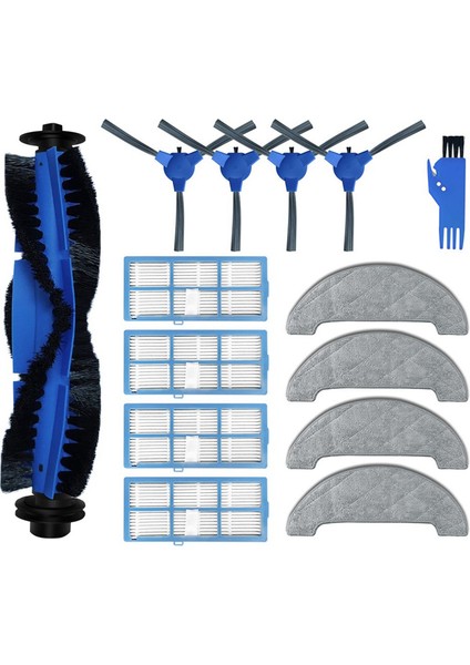 Ultenik D5 Serisi D5S / D5S Pro / D5S Pro / Robot Vakum Süpürge Yedek Parçaları Hepa Filtre Mop Rag (Yurt Dışından)