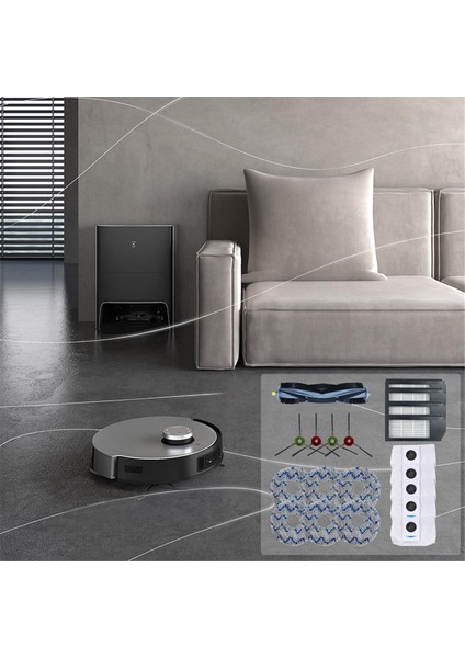 Ecovacs Için Deebot X1 Turbo/omni Robot Vakum Süpürge Ana Yan Fırça Hepa Filtreler Toz Çantaları Paspas Yedek Parçalar (Yurt Dışından) indirimleri