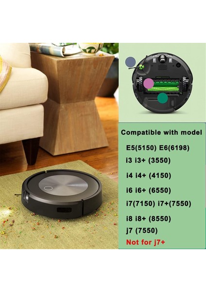 Yedek Parça Aksesuarları Irobot Roomba Için Uyumlu I7 I6 I8 I3 I4 I1 E5 E6 Serisi Vakum Süpürge (Yurt Dışından) indirimleri