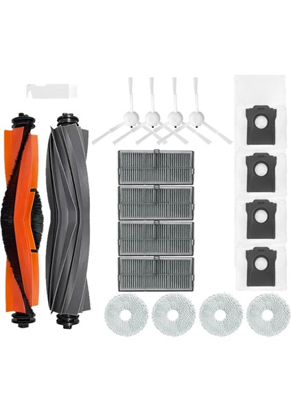 Dreame X30 Pro Plus / X30 Pro Ultra Robot Vakum Süpürge Yedek Aksesuarları Için Filtre Mop Toz Çantası, B (Yurt Dışından)