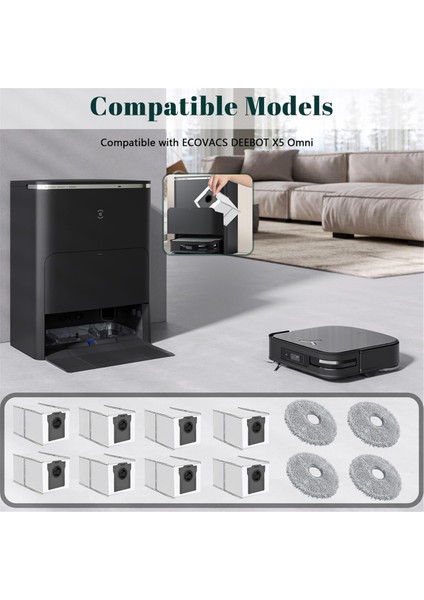 Dreame Mova E30 Ultra Robot Vakum Temizleyici Emme Istasyonu, Vakum Süpürge Torbaları + Yıkanabilir Mop Için Aksesuar Seti (Yurt Dışından) fiyatları