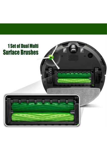 Irobot Roomba Için Yedek Aksesuar Kiti Combo I5, I5+, J5, J5+ (Yurt Dışından) modelleri