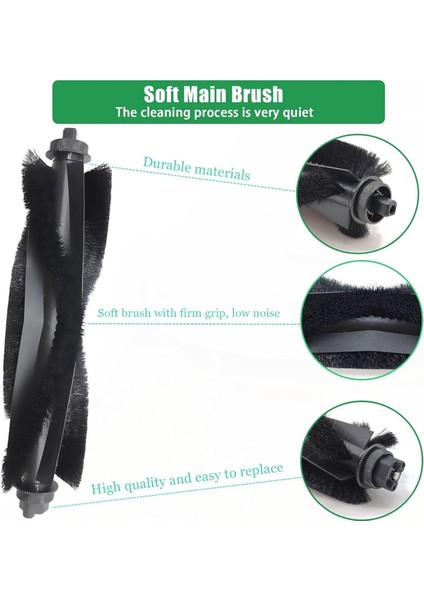 Eufy Clean L60, L60 Ses, L50, L50 Ses Vakum Süpürge Yedek Parçaları Hepa Filtre Mop Kumaş Tarafı / Ana Fırça Aksesuarları (Yurt Dışından) fırsatları