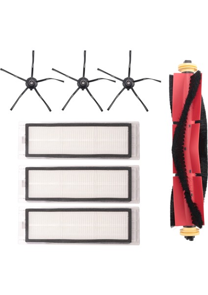 Xiaomi Için 7pcs Roborock S4 E4 S5 S6 S5 Maksimum Kauçuk Yan Fırça Ana Fırça Silindir Hepa Filtre Maksimum Fırça Filtre Yedek Parçaları (Yurt Dışından) modelleri