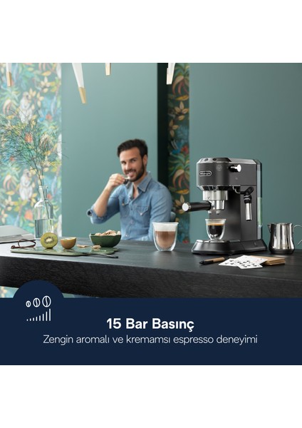 Dedica Manuel Espresso Makinesi EC 685.BK fırsatları