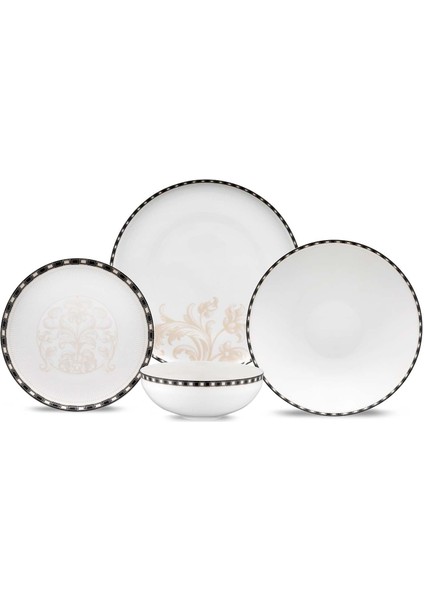 New Baroque 24 Parça 6 Kişilik Yemek Takımı