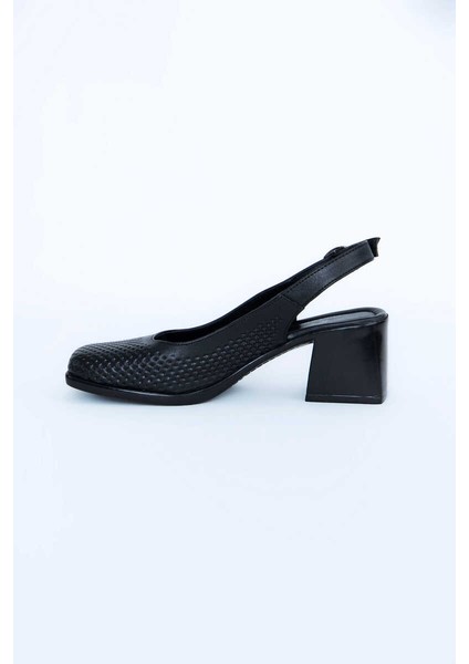 Kadın Topuklu Ayakkabı Z6919002-SIYAH