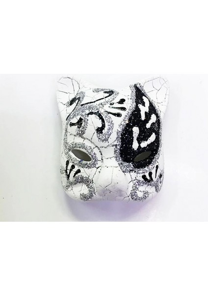 Siyah Renk Işlemeli Seramik Malzemeden Imal Venedik Kedi Model Magnet