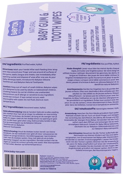 Diş ve Damak Temizleme Mendili 25 Adet