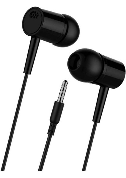 HF89-002 Jack Girişli Kablolu Kulaklık Siyah