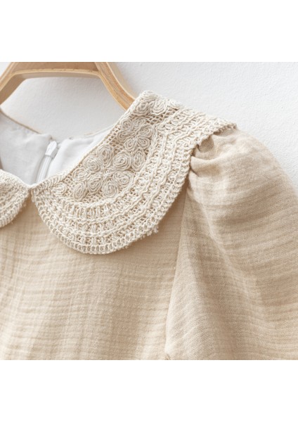 Papatya Düğmeli Kız Bebe Elbise fiyatları