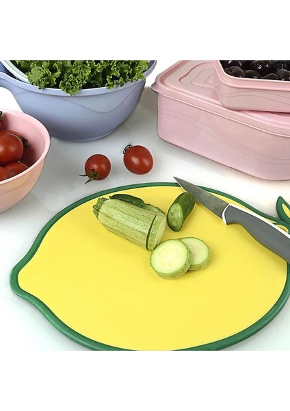 Limon Figürlü Kaydırmaz Kesme - Doğrama Panosu