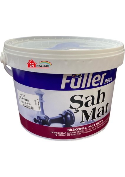 Füller Şahmat Silikonlu Mat Iç Cephe 3,5 kg Deep Siyah