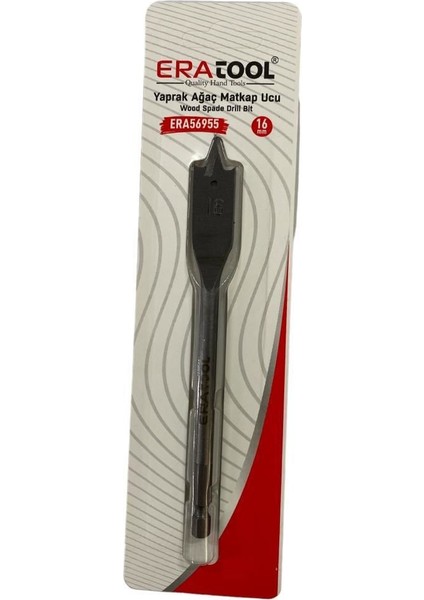Eratool 56952 Altıgen Yassı Ahşap Maktap Ucu 12 mm