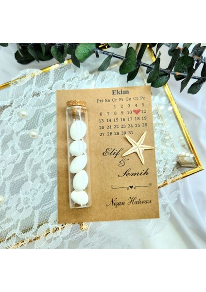 30 Adet Söz Nişan Nikah Şekeri Hatıralık Kraft Kağıt Üzeri Şişe Içi Şeker Hediyelik