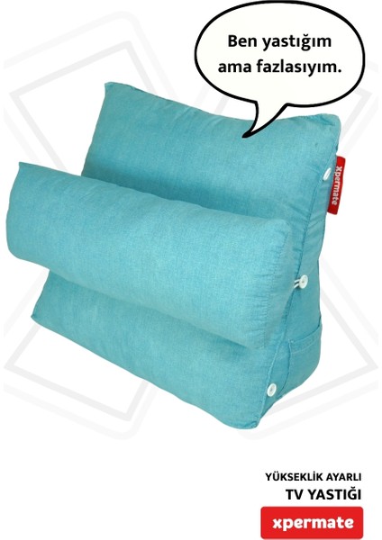 Yükseklik Ayarlı Tv Yastığı Bel Destek Yastığı Sırt Yastığı Boyun Destekli Yastık Ameliyat Sonrası Yastık Mavi fiyatları