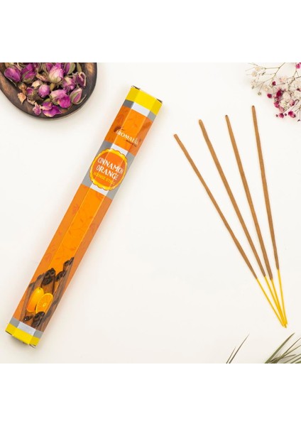 Tarçın & Portakal Aromalı Premium Çubuk Tütsü