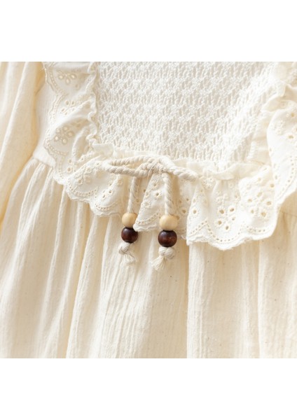 Fırfırlı Fiyonklu Kız Bebe Elbise modelleri