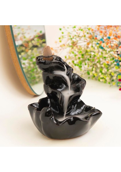 Dekoratif Siyah Geri Akışlı Şelale Tütsülük fiyatları