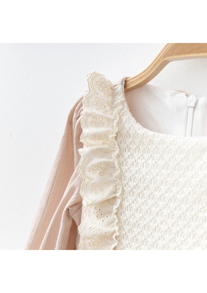 Fırfırlı Fiyonklu Kız Bebe Elbise fiyatları