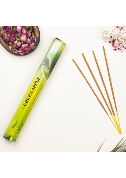 Yeşil Elma Aromalı Premium Çubuk Tütsü