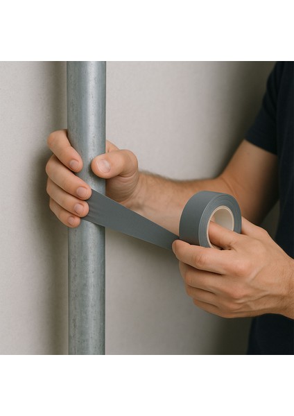 Gri Eriyen Bant 20MM x 3mt Su Geçirmez Boru Izolasyon ve Sızdırmazlık Dayanıklı Tamir Bandı fırsatları