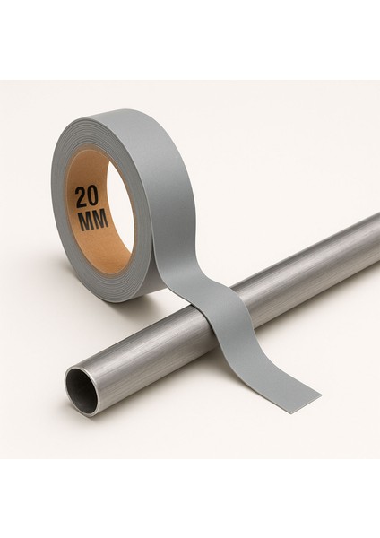 Gri Eriyen Bant 20MM x 3mt Su Geçirmez Boru Izolasyon ve Sızdırmazlık Dayanıklı Tamir Bandı indirimleri