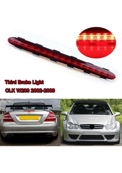 LED Arka Üçüncü Fren Işığı Durdurma Lambası Kuyruk Işığı Mercedes Benz Clk W209 C209 2002-2009 2098201056 (Yurt Dışından) fiyatları