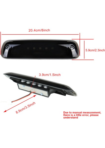 Araba LED Arka Yüksek Montaj Üçüncü Fren Işığı Jeep Cherokee Için Üçüncü Fren Işığı Arka Madde Xj 2.5l/4.0l 1997-2001 (Yurt Dışından) modelleri