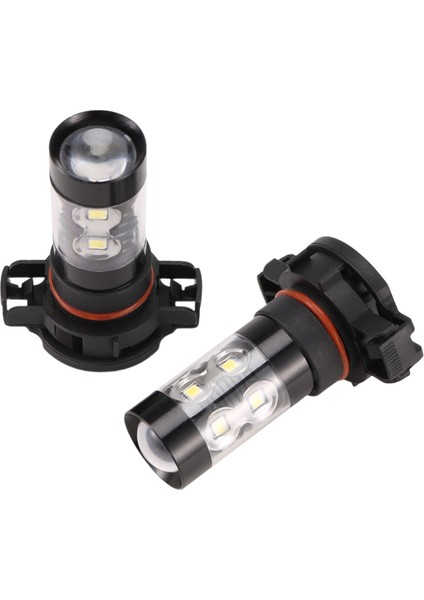 2x 50W 5202 H16 6000K Güç Süper Beyaz LED Sis Işıkları Sürüş Ampulleri Drl (Yurt Dışından) modelleri