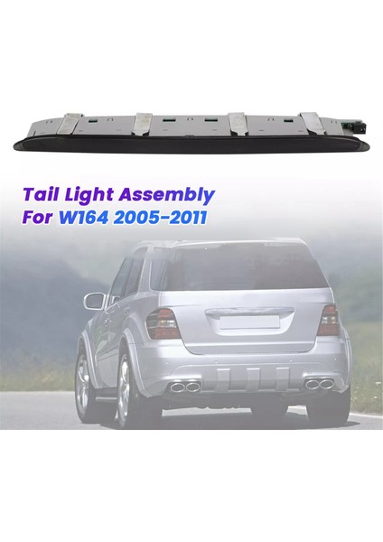 Araba Üçüncü 3. Yüksek Fren Işık Lambası A1648201056 Mercedes Benz ml Sınıfı W164 2005-2011 Arka Durdurma Kuyruğu Işık Siyah (Yurt Dışından) modelleri