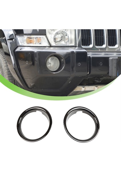 Jeep Komutanı Için 2006-2010 Ön Sis Light Lamba Kapağı Dekoratif Trim Aksesuarları Abs Karbon Fiber (Yurt Dışından) fiyatları