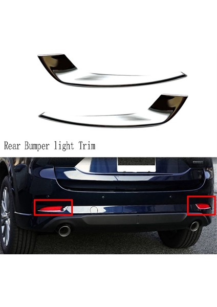 Arka Sisli Kapak Mazda Cx-5 Cx5 Kf 2022+ Için Arka Tampon Işık Trim (Yurt Dışından) modelleri