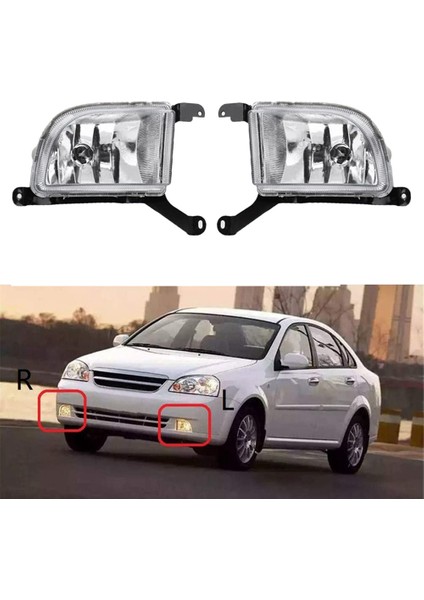 Araba Ön Tampon Sis Lambası, Daewoo Için Lamba Ampulü ile Chevrolet Lacetti/optra 4dr Buick Hrv 2003-2007 (Yurt Dışından) modelleri