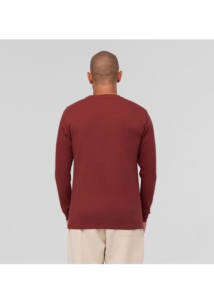 Csc M Basic Sm Logo Ls Tee Bordo Erkek Outdoor Tshirt CS0354 fiyatları
