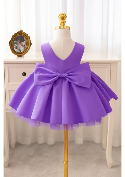 Kız Bebek Seda Model Lila Doğum Günü Elbise fiyatları