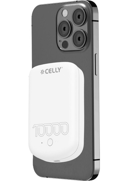 10W Manyetik Powerbank 10000 Mah Beyaz