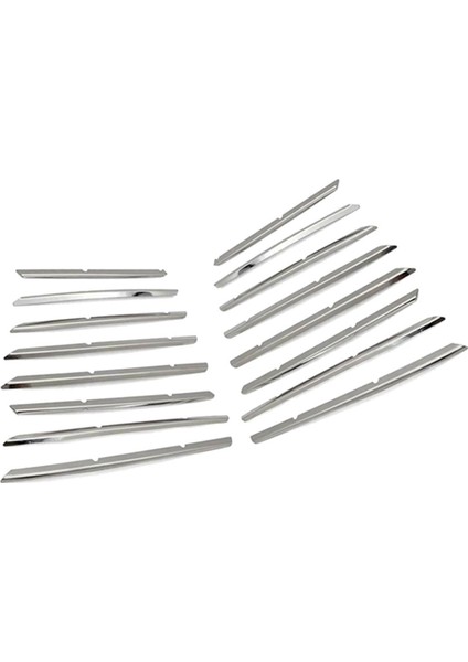 Peugeot 3008 Gt 2016-2020 5008 Gt 2017-2020 Paslanmaz Çelik Araç Ön Tampon Üst + Alt Izgara Trim (Yurt Dışından) indirimleri