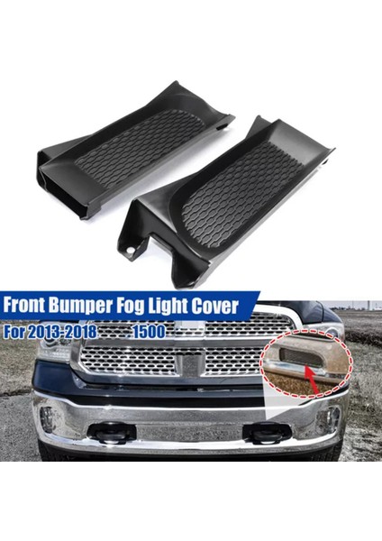 1 Çift Ön Tampon Sis Izgarası Izgara Kapağı Ram Için Sis Lambası Izgarası 1500 2013-2018 68196984AA CH1037112 (Yurt Dışından) indirimleri