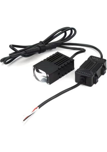 Evrensel Araba 1.5 Inç LED Far Sis Izgarası Açık Beyaz ve Sarı Çift Işık (Yurt Dışından)