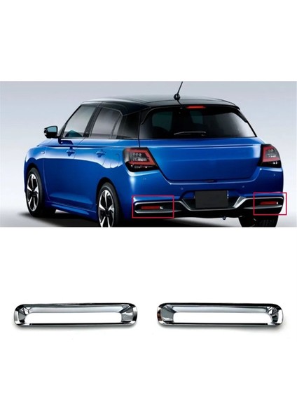 Suzuki Swift Zd/zc 2024 Dış Aksesuarlar Için Arka Sisli Lamba Kapağı Kapağı Kaplama Kaplama Kromu (Yurt Dışından) fiyatları