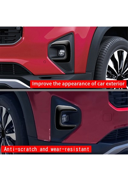 Araba Ön Sis Farları Kuzdan Çıkartma Honda Wrv 2024 Japonca Versiyon Sis Lambası Göz Kapağı Kap Kapak Parlak Siyah (Yurt Dışından) modelleri