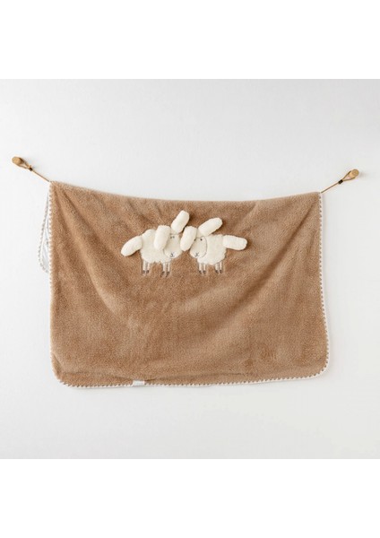 Andywawa AC26168 Tinny S Sheeps Battaniye 90X85 Beige