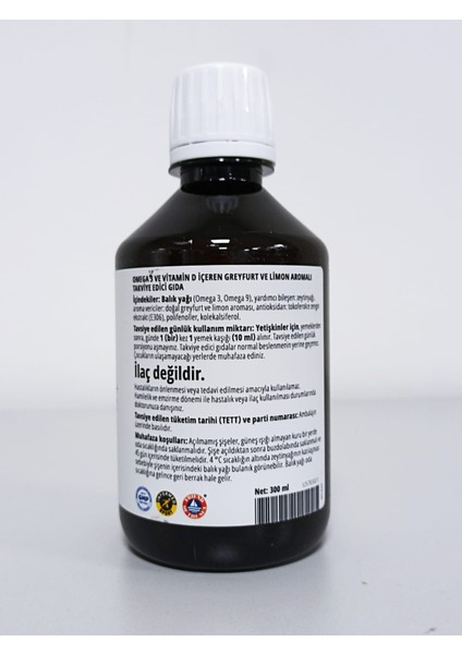 Balanceoil Omega 3 ve D Vitamini Içeren Greyfurt ve Limon Aromalı Takviye Edici Gıda 2 Kutu fırsatları