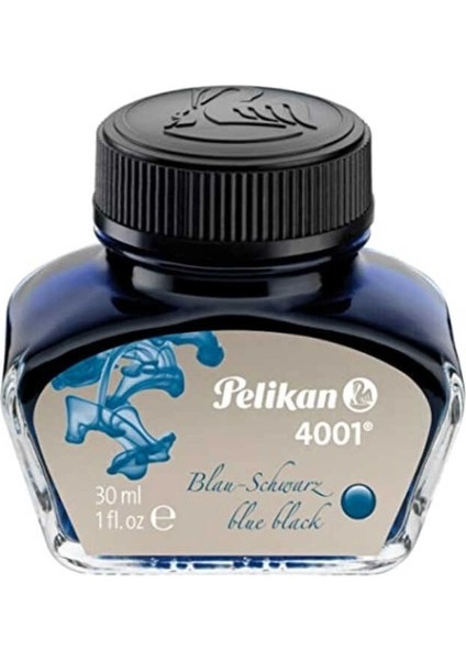 4001 Dolma Kalem Mürekkebi 30 Ml. Mavi-Siyah